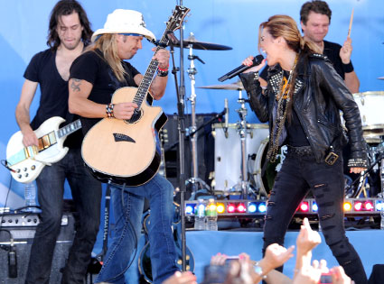 Miley Cyrus, Bret Michaels Miley Cyrus, Bret Michaels